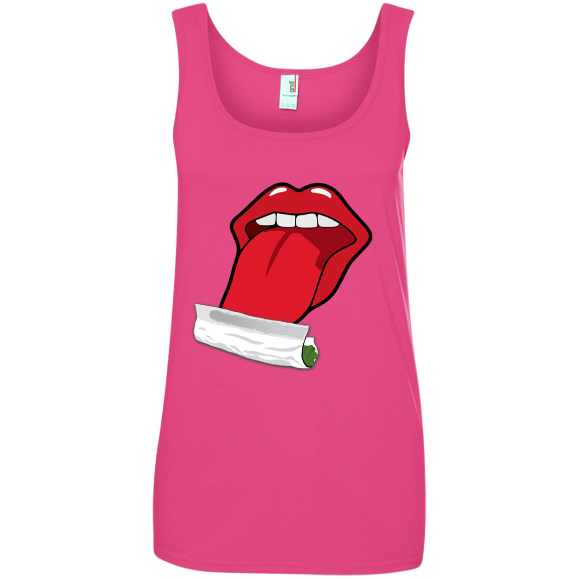 "ROLLING JOINT" Ladies' 100% Ringspun Cotton Tank Top