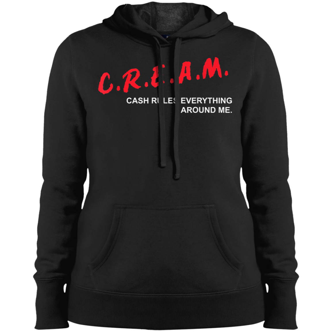 "CREAM" Ladies' Pullover Hooded Sweatshirt