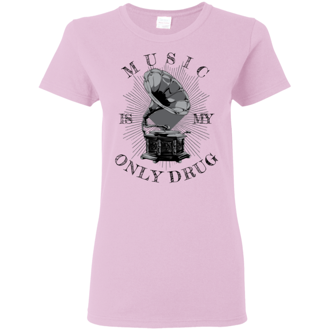 "MUSIC" Ladies' 5.3 oz. T-Shirt