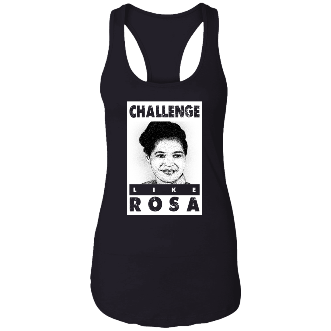 "LIKE ROSA" Ladies Ideal Racerback Tank