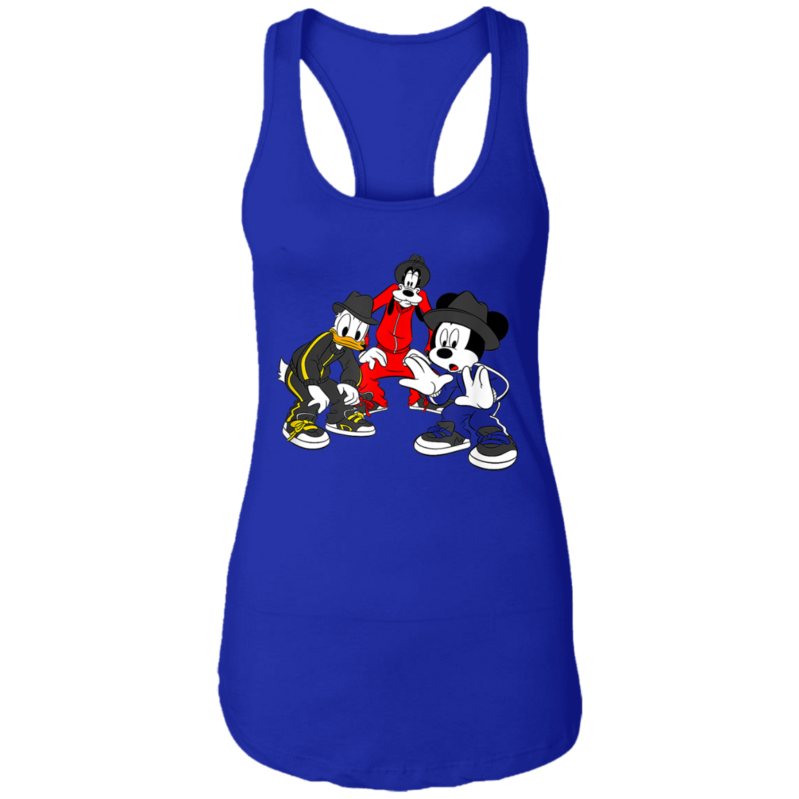 "CARTOON CYPHA" Ladies Ideal Racerback Tank