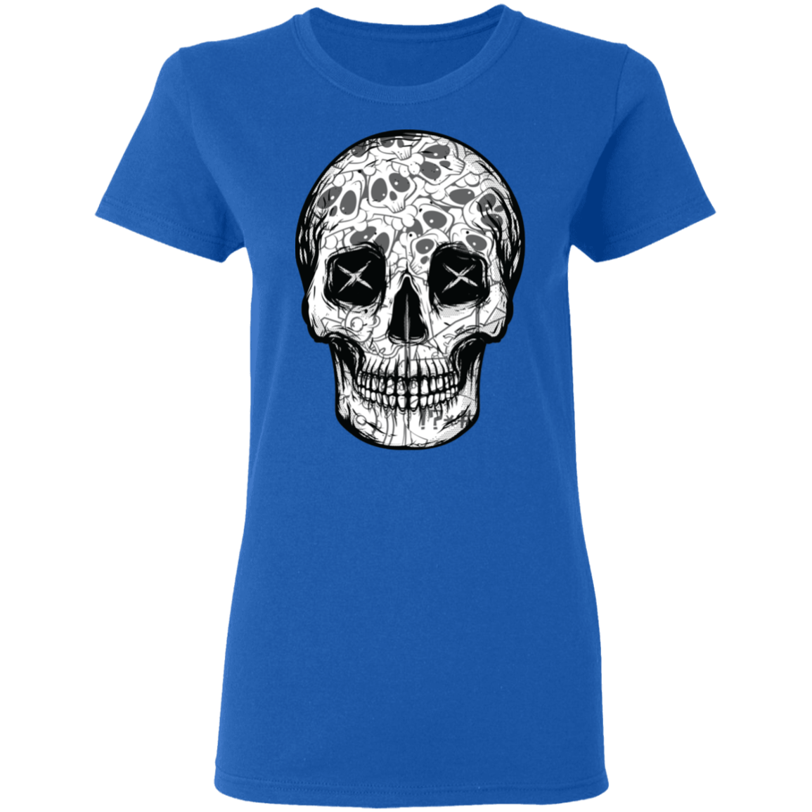 "SKULL HEADS" Ladies' 5.3 oz. T-Shirt