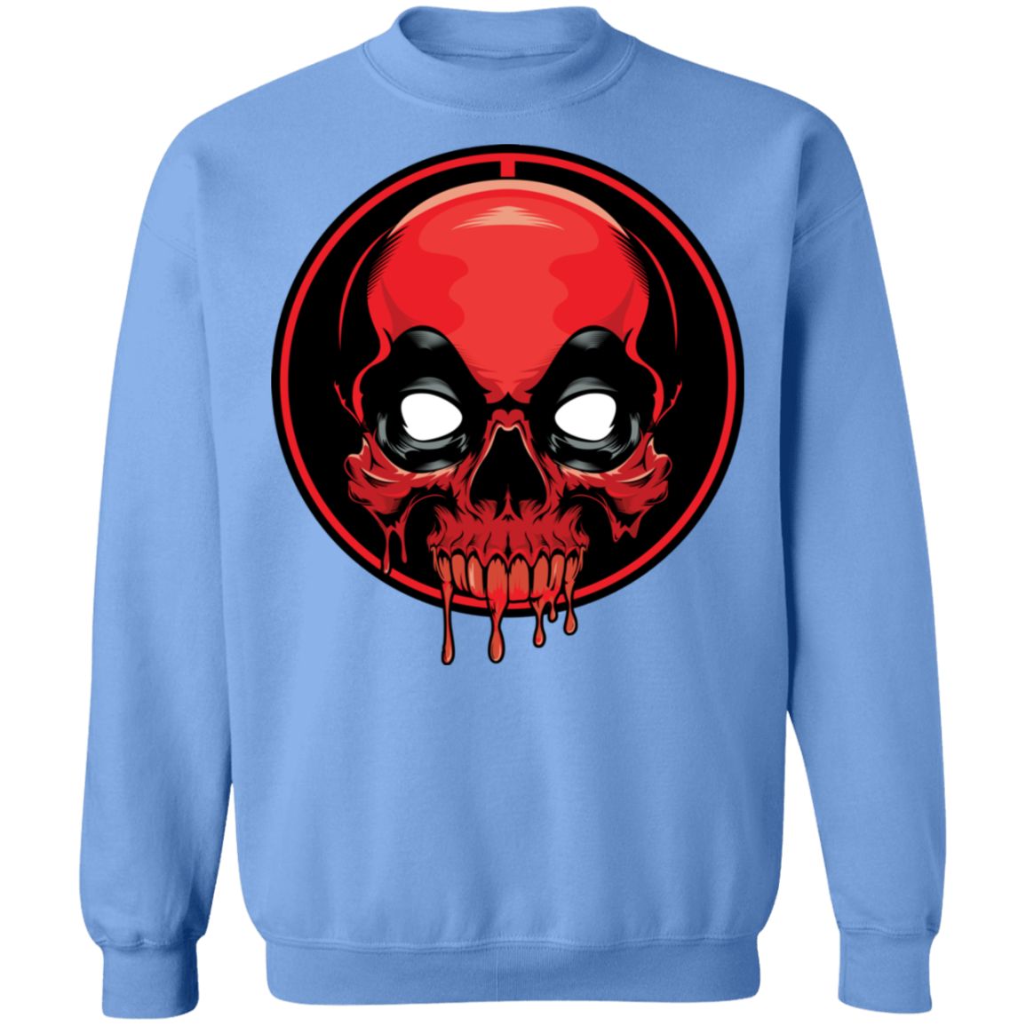 "SKULLPOOL" Crewneck Pullover Sweatshirt  8 oz.