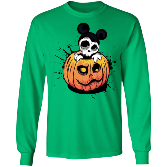 "HALLOWEEN MICKEY" LS Ultra Cotton T-Shirt