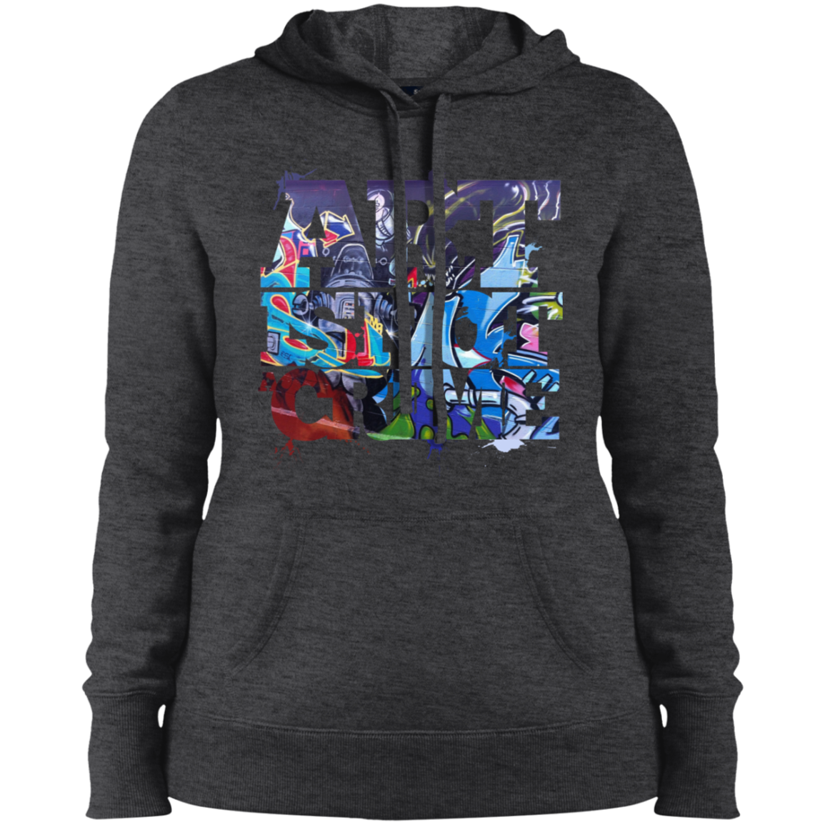 "NOT A CRIME" Ladies' Pullover Hooded Sweatshirt