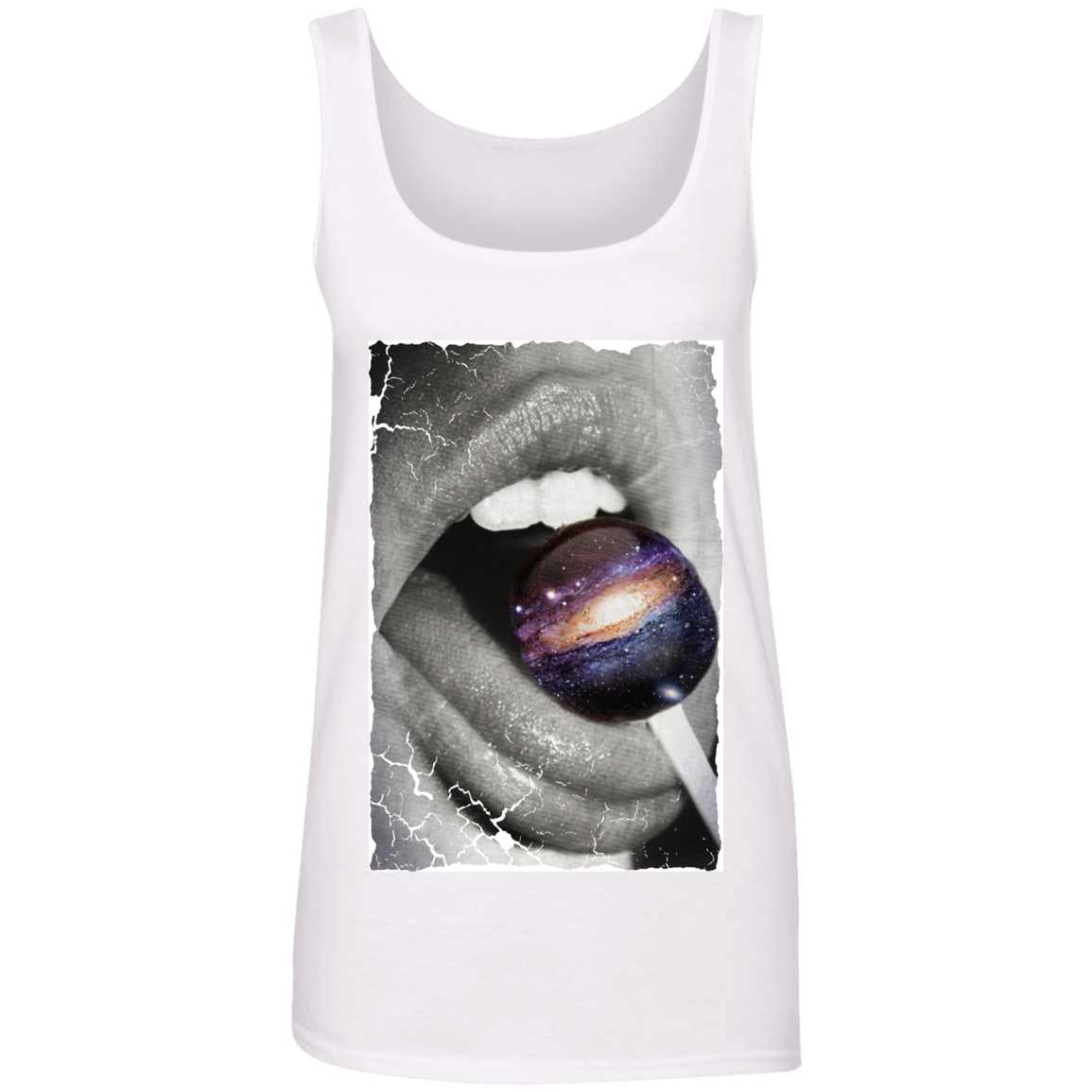 "GALACTIC TASTE" Ladies' 100% Ringspun Cotton Tank Top