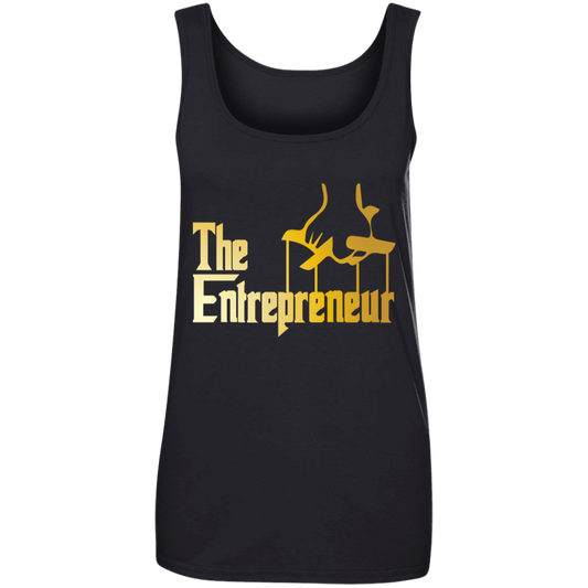 "HANDS OF AN ENTREPRENEUR" Ladies' 100% Ringspun Cotton Tank Top