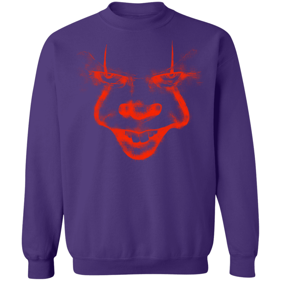 "CLOWN SAYS HELLO" Crewneck Pullover Sweatshirt  8 oz.