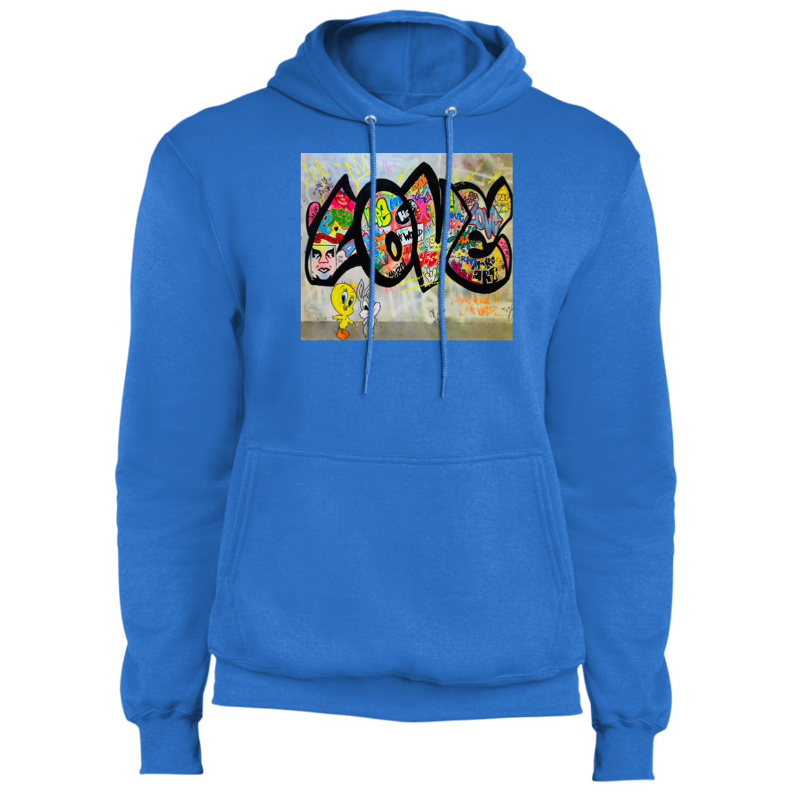 "LOVE" Core Fleece Pullover Hoodie