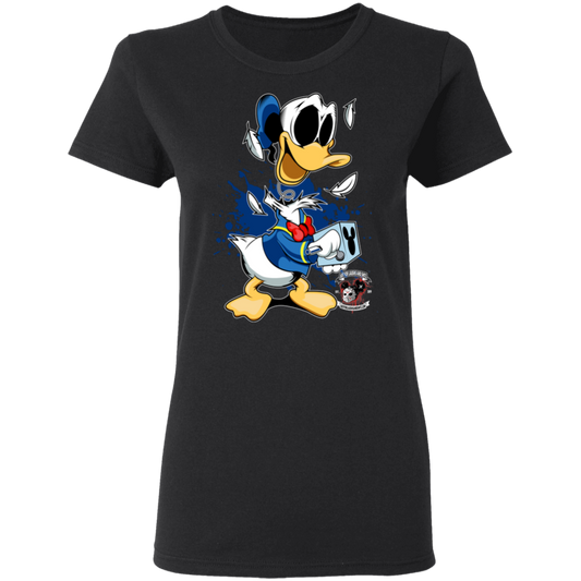 "DONALD IN A BOX" Ladies' 5.3 oz. T-Shirt