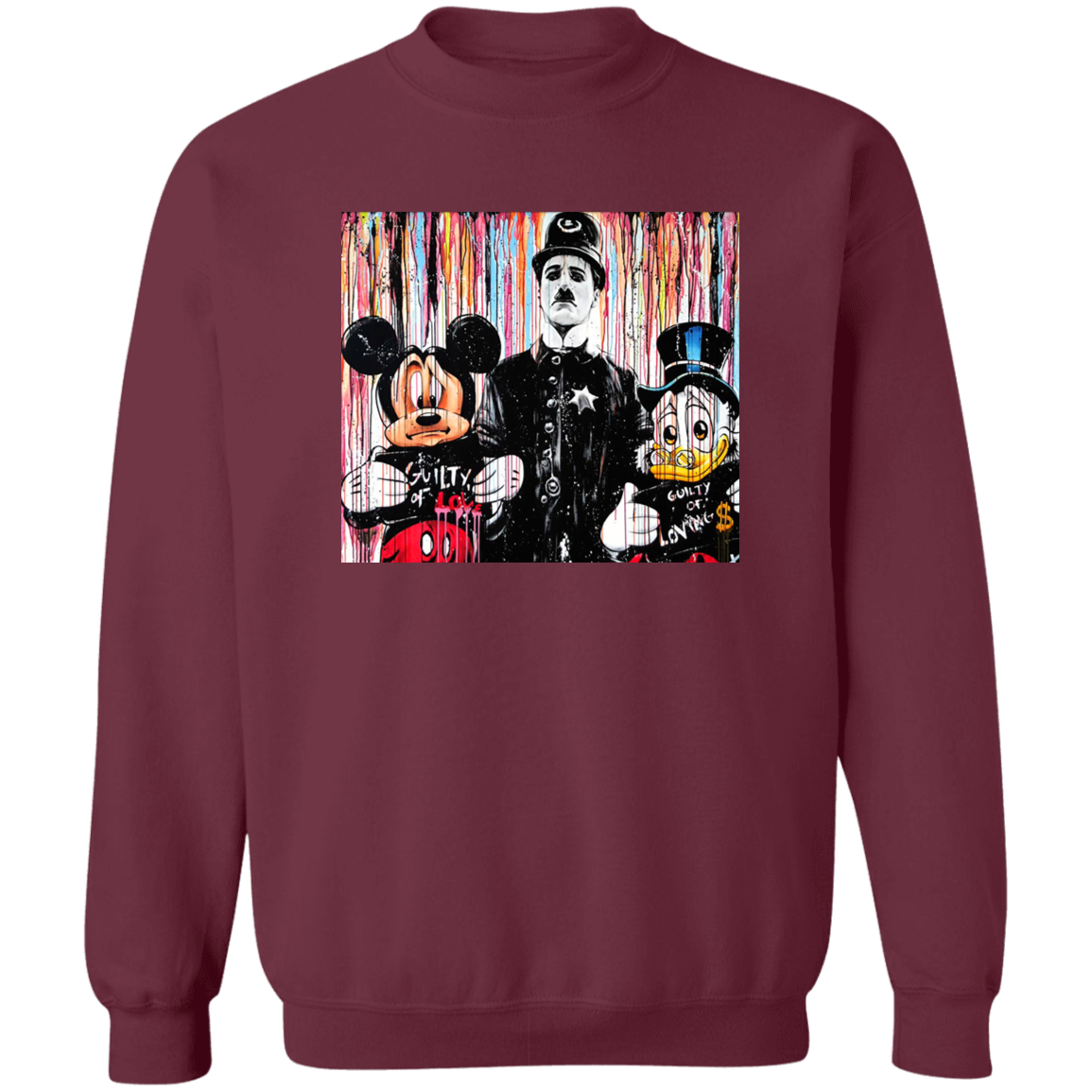 "GUILTY OF LOVE" Crewneck Pullover Sweatshirt