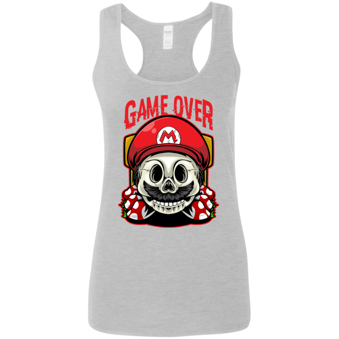 "GAME OVER" Ladies' Softstyle Racerback Tank