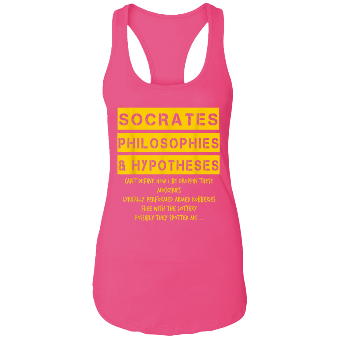 "SOCRATES" Ladies Ideal Racerback Tank