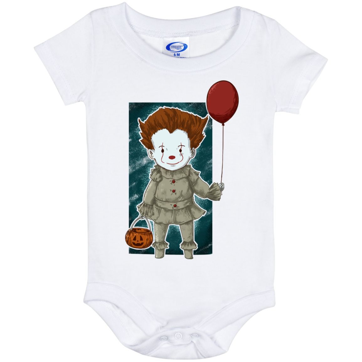 "LITTLE CLOWN" Baby Onesie 6 Month