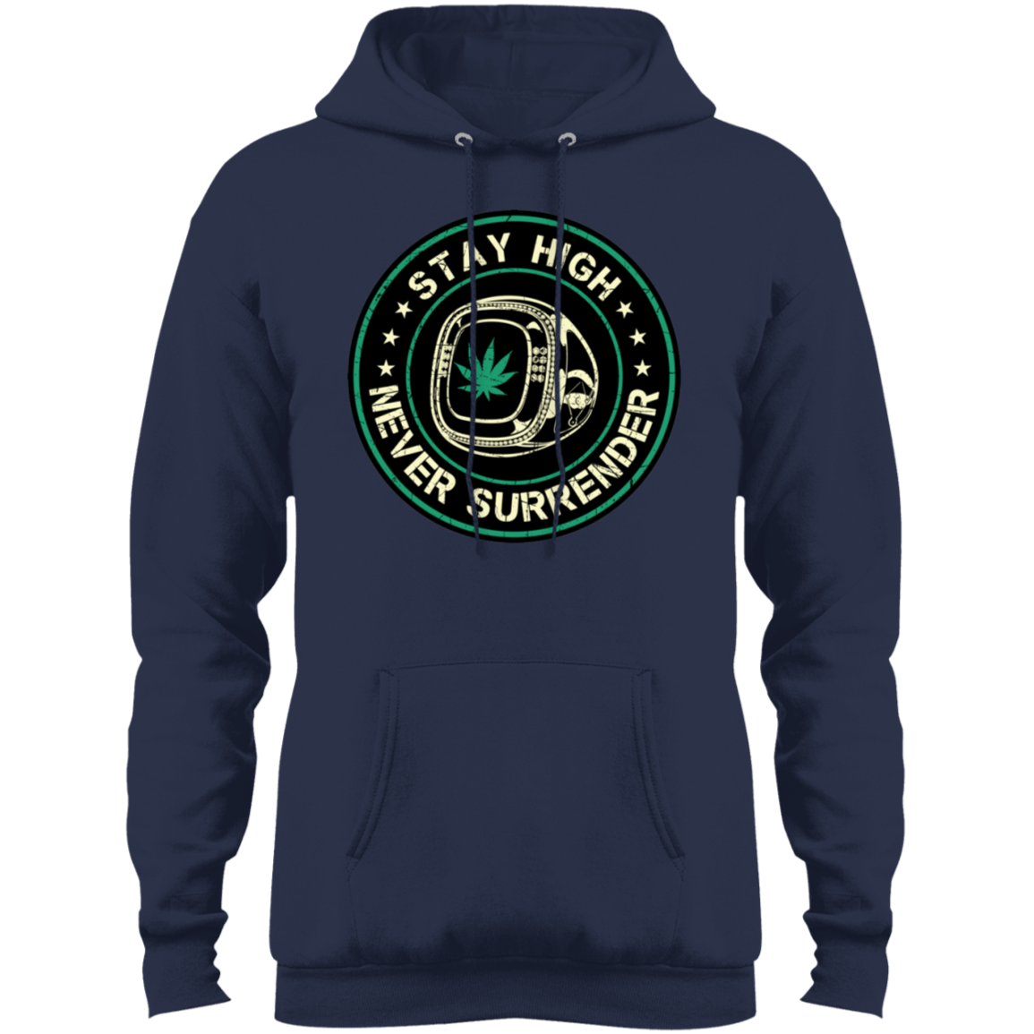 "NEVER SURRENDER" Core Fleece Pullover Hoodie