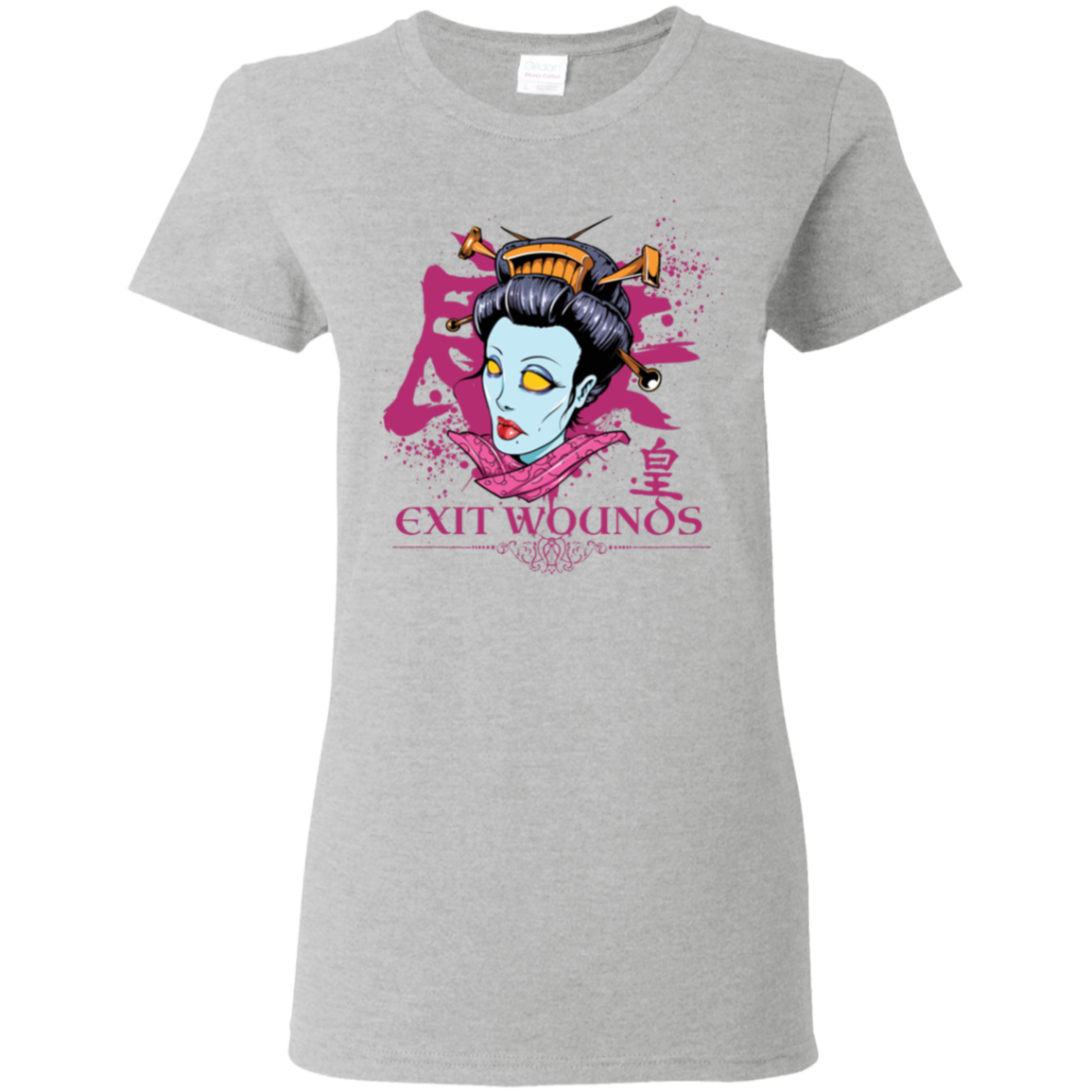 "EXIT WOUNDS" Ladies' 5.3 oz. T-Shirt