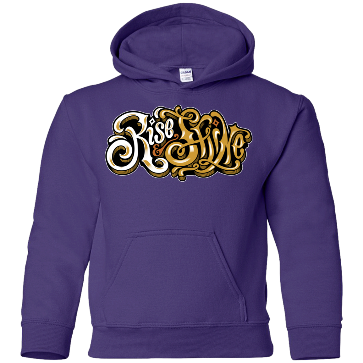 "RISE AND SHINE" Youth Pullover Hoodie