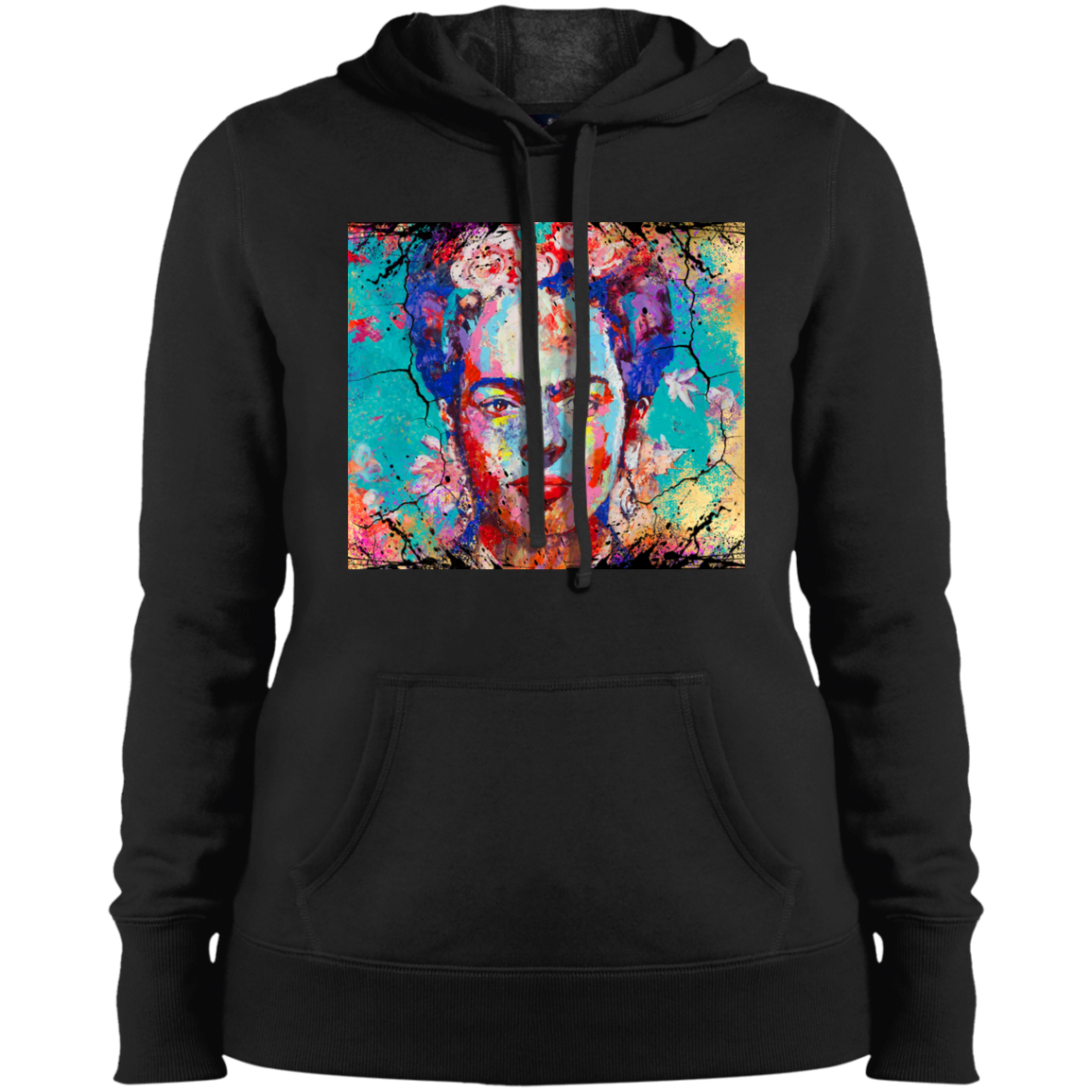 "FRIDA"  Ladies' Pullover Hooded Sweatshirt