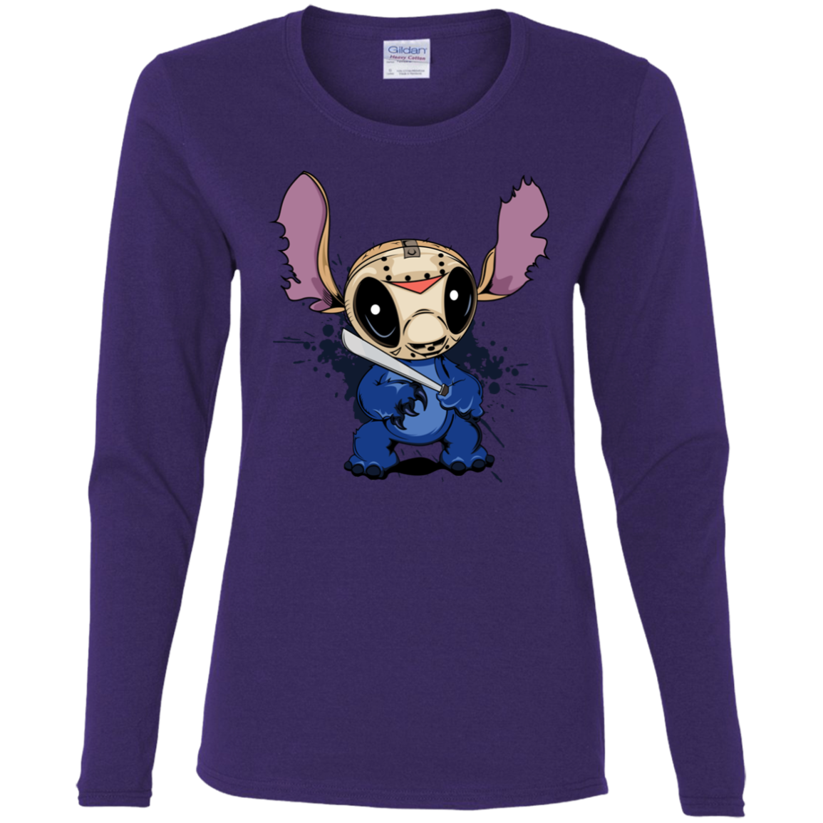 "KILLER STITCH" Ladies' Cotton LS T-Shirt