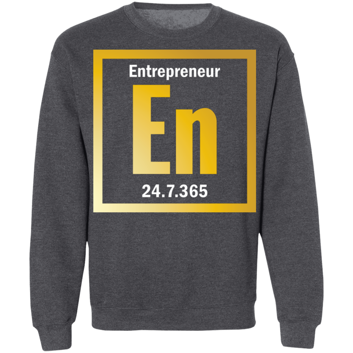 "En" Crewneck Pullover Sweatshirt  8 oz.