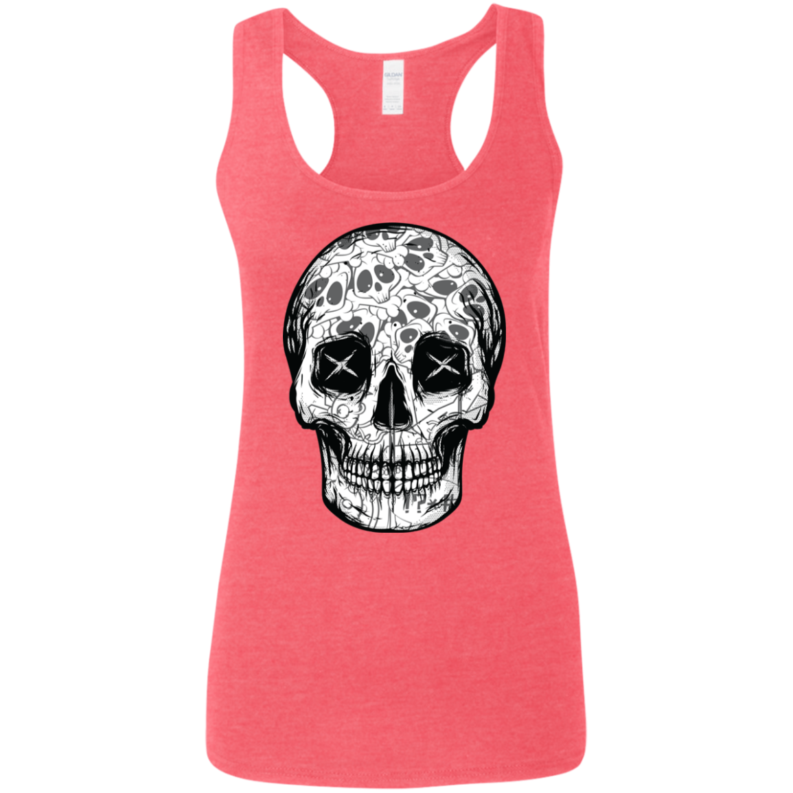 "SKULL HEADS" Ladies' Softstyle Racerback Tank