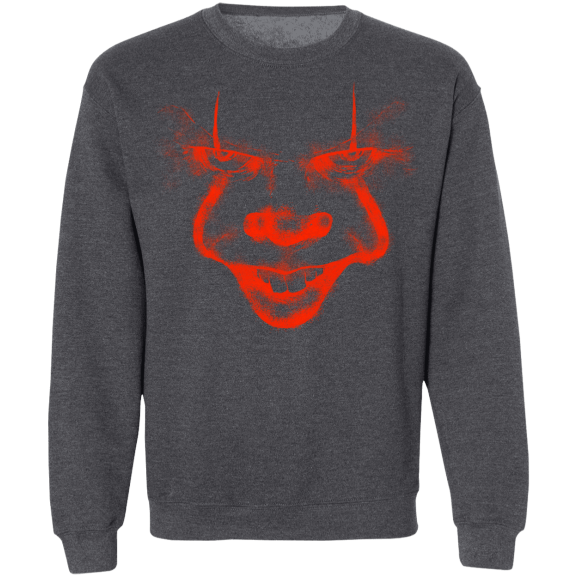 "CLOWN SAYS HELLO" Crewneck Pullover Sweatshirt  8 oz.