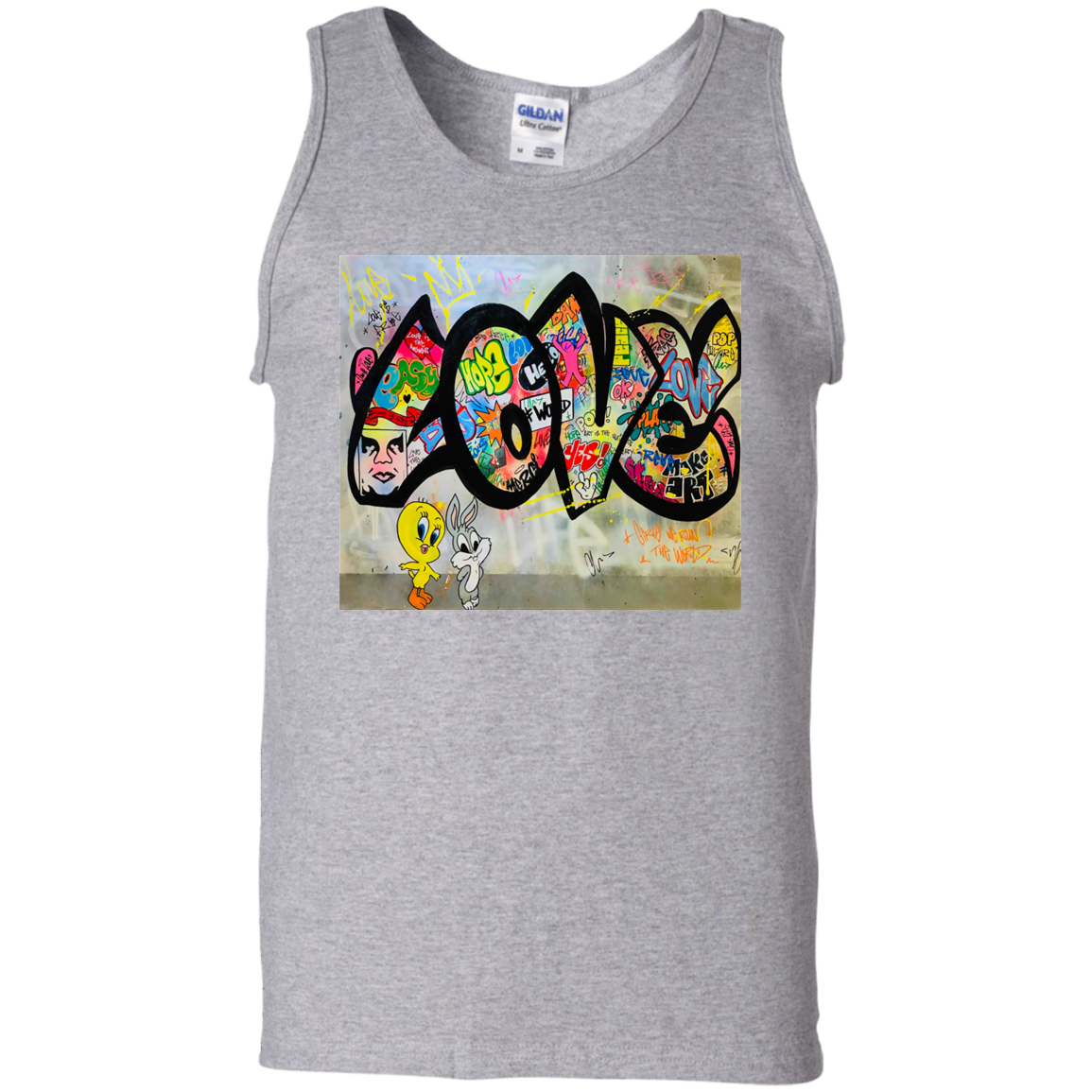 "LOVE" 100% Cotton Tank Top