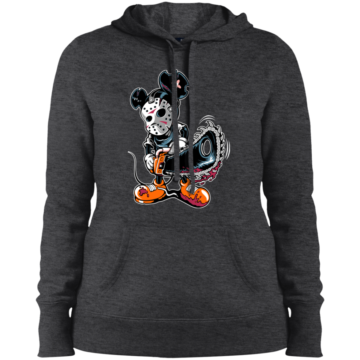 "MICKY PSYCHO" Ladies' Pullover Hooded Sweatshirt