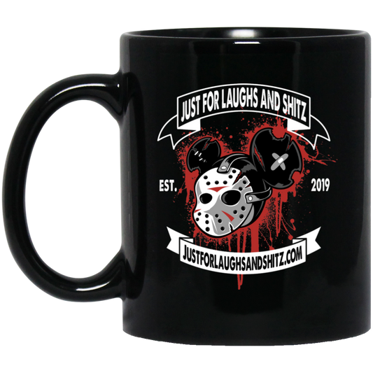 "MICKEY MASK" 11 oz. Black Mug