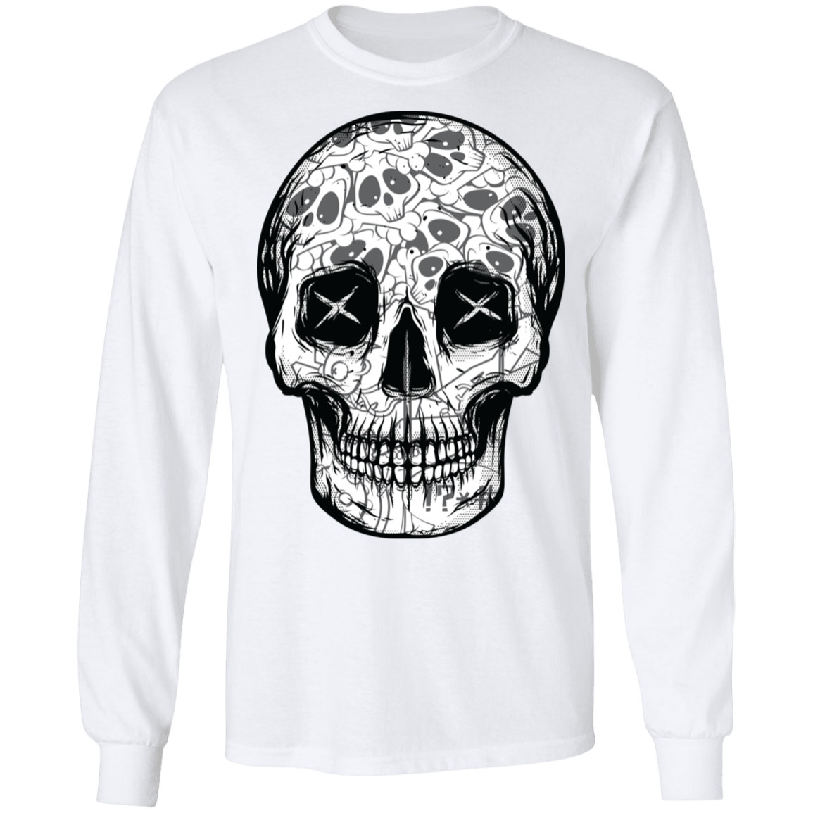 "SKULL HEADS" LS Ultra Cotton T-Shirt