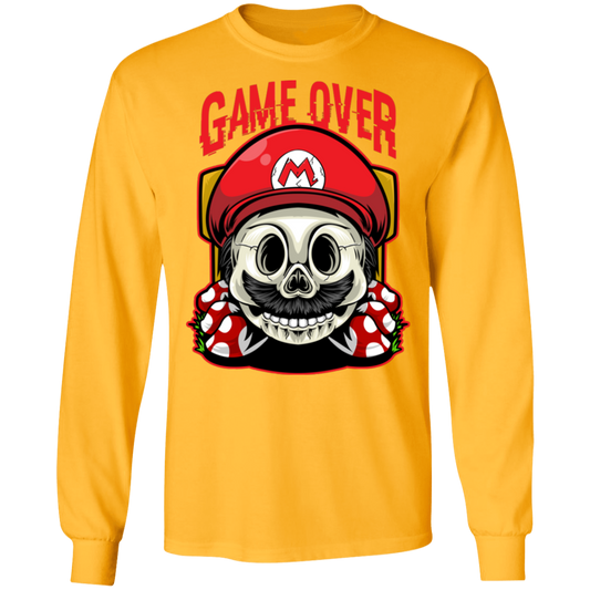 "GAME OVER" LS Ultra Cotton T-Shirt