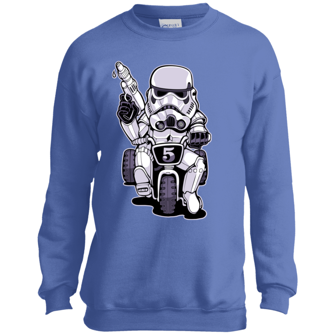 "TOOPER ON A BIKE" Youth Crewneck Sweatshirt