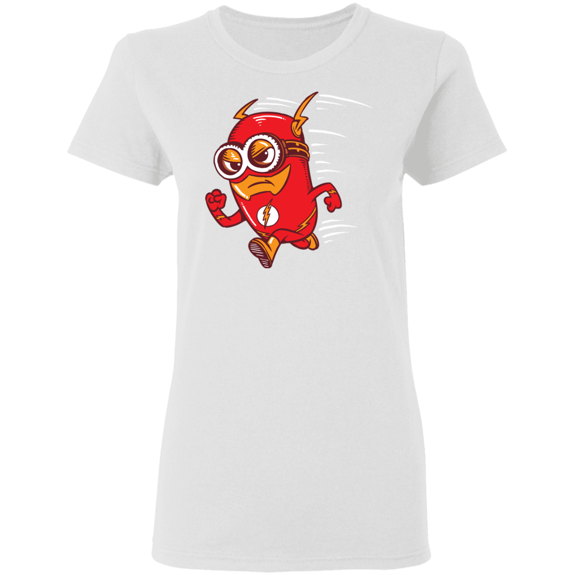 "FLASH MINION" Ladies' 5.3 oz. T-Shirt