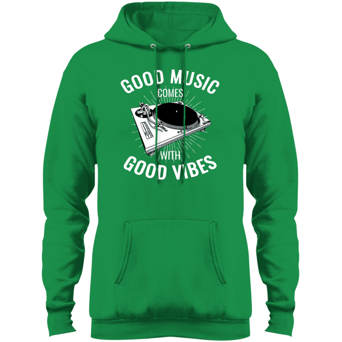 "GOOD VIBES" Core Fleece Pullover Hoodie