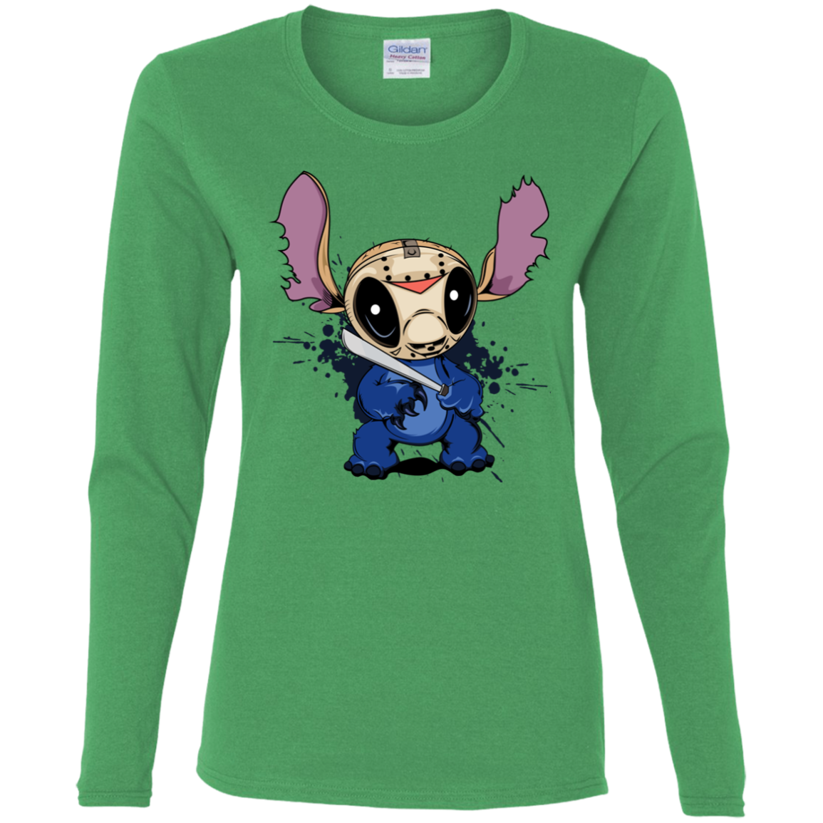 "KILLER STITCH" Ladies' Cotton LS T-Shirt