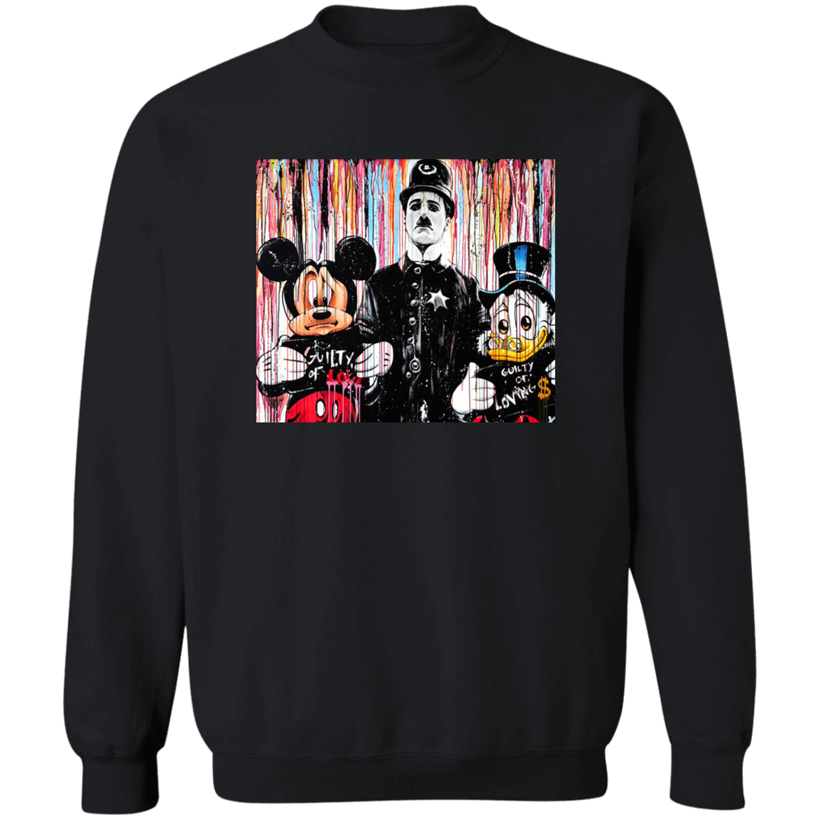 "GUILTY OF LOVE" Crewneck Pullover Sweatshirt