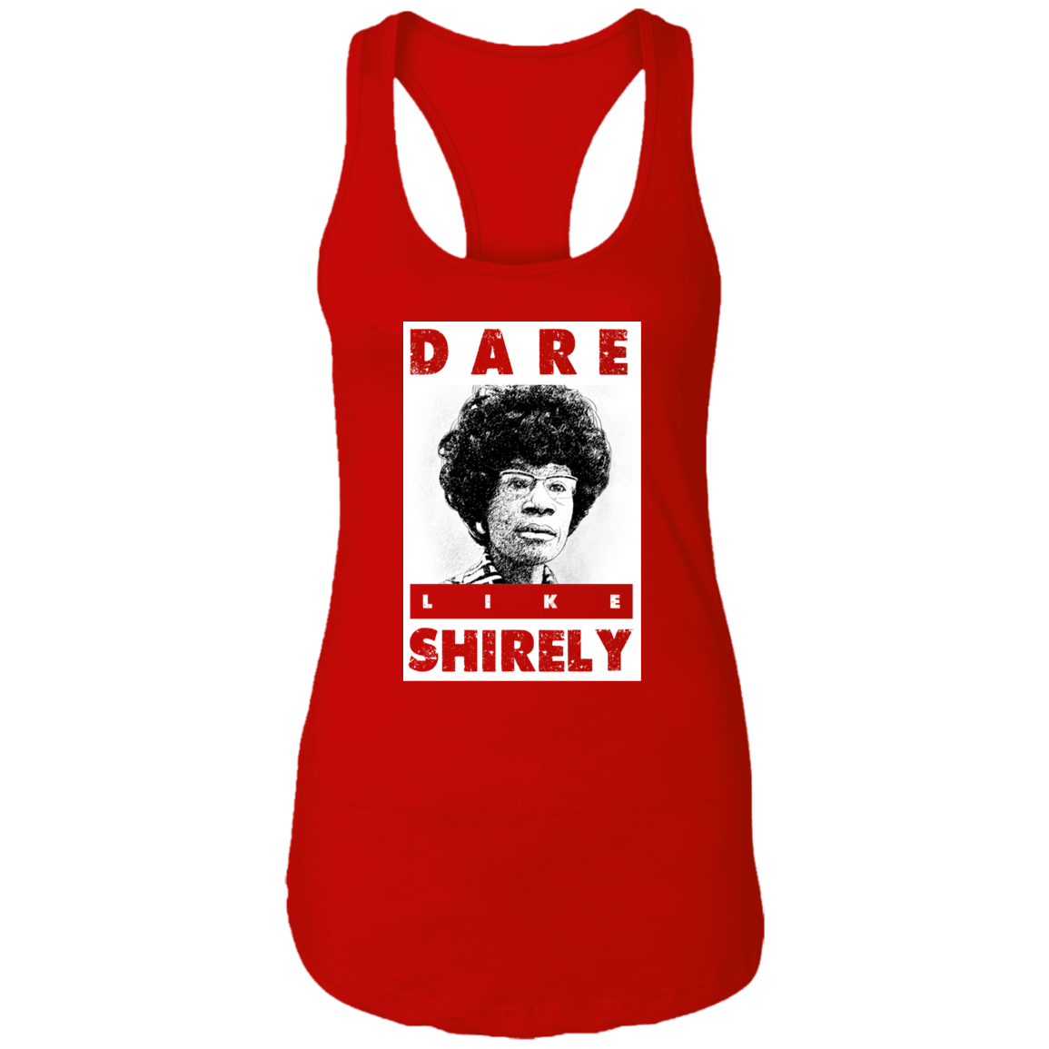 "LIKE SHIRELY" Ladies Ideal Racerback Tank