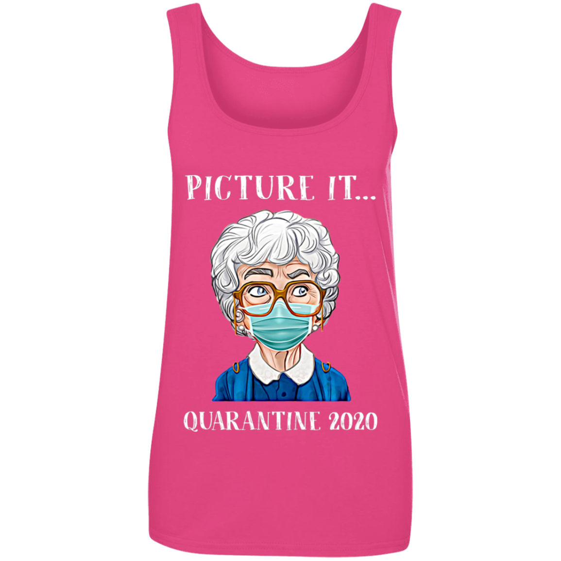 "PICTURE IT" Ladies' 100% Ringspun Cotton Tank Top