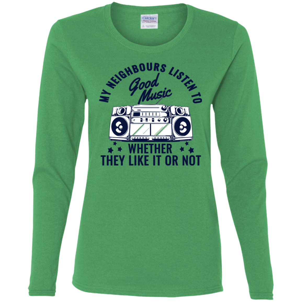 "THEY LIKE IT OR NOT" Ladies' Cotton LS T-Shirt