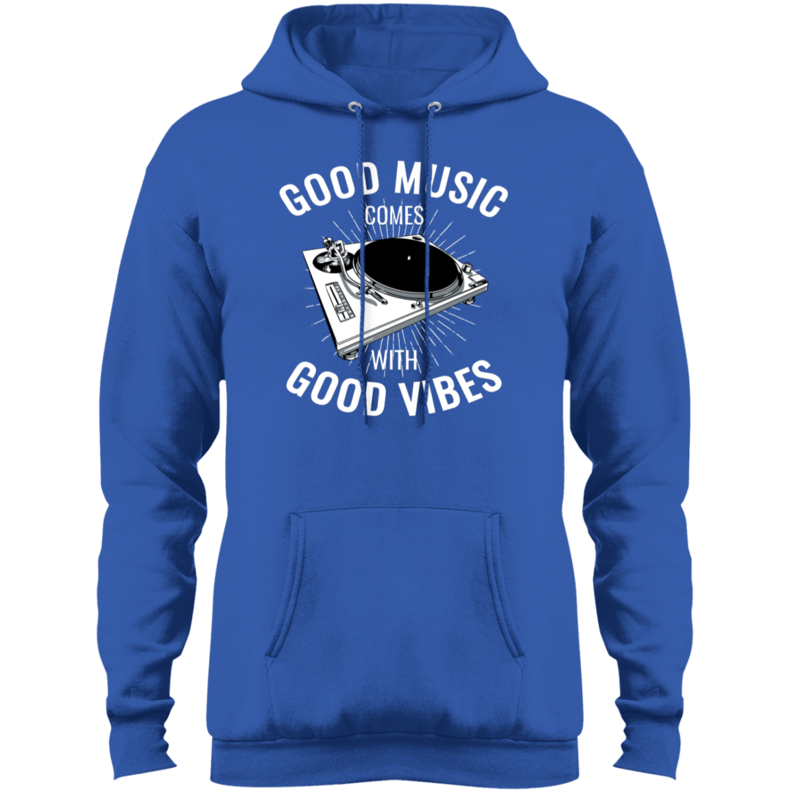 "GOOD VIBES" Core Fleece Pullover Hoodie