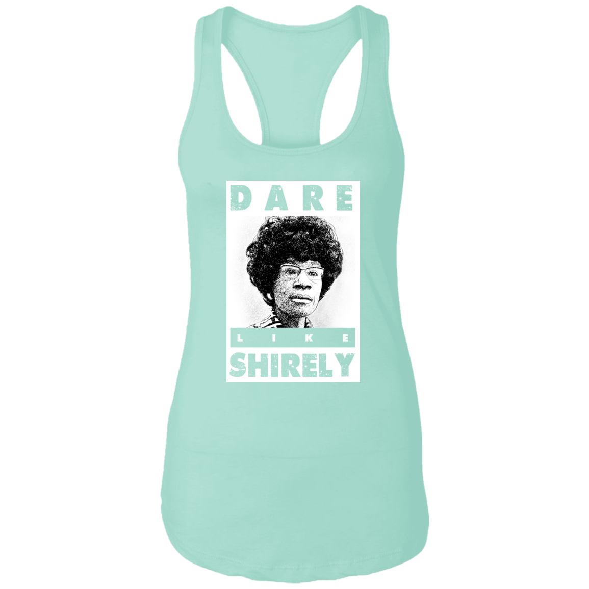 "LIKE SHIRELY" Ladies Ideal Racerback Tank