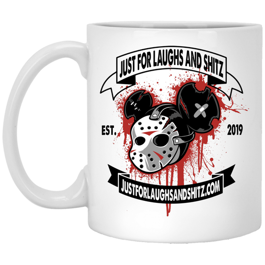 "MICKEY MASK" 11 oz. White Mug