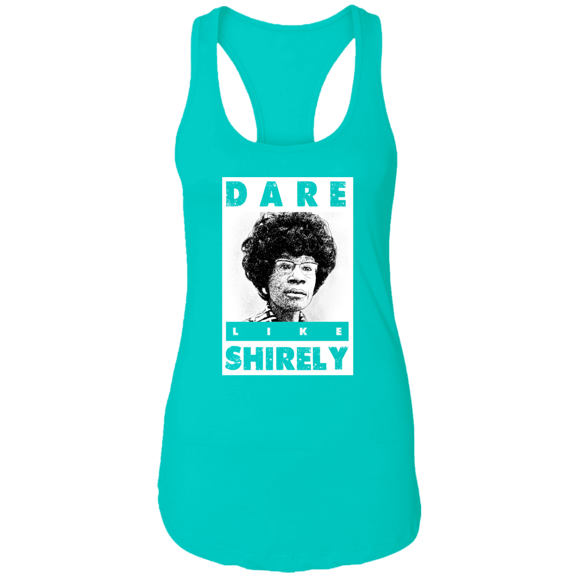 "LIKE SHIRELY" Ladies Ideal Racerback Tank