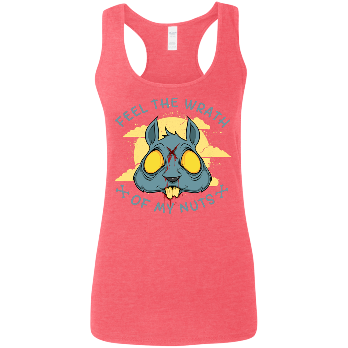 "FEEL THE WRATH" Ladies' Softstyle Racerback Tank