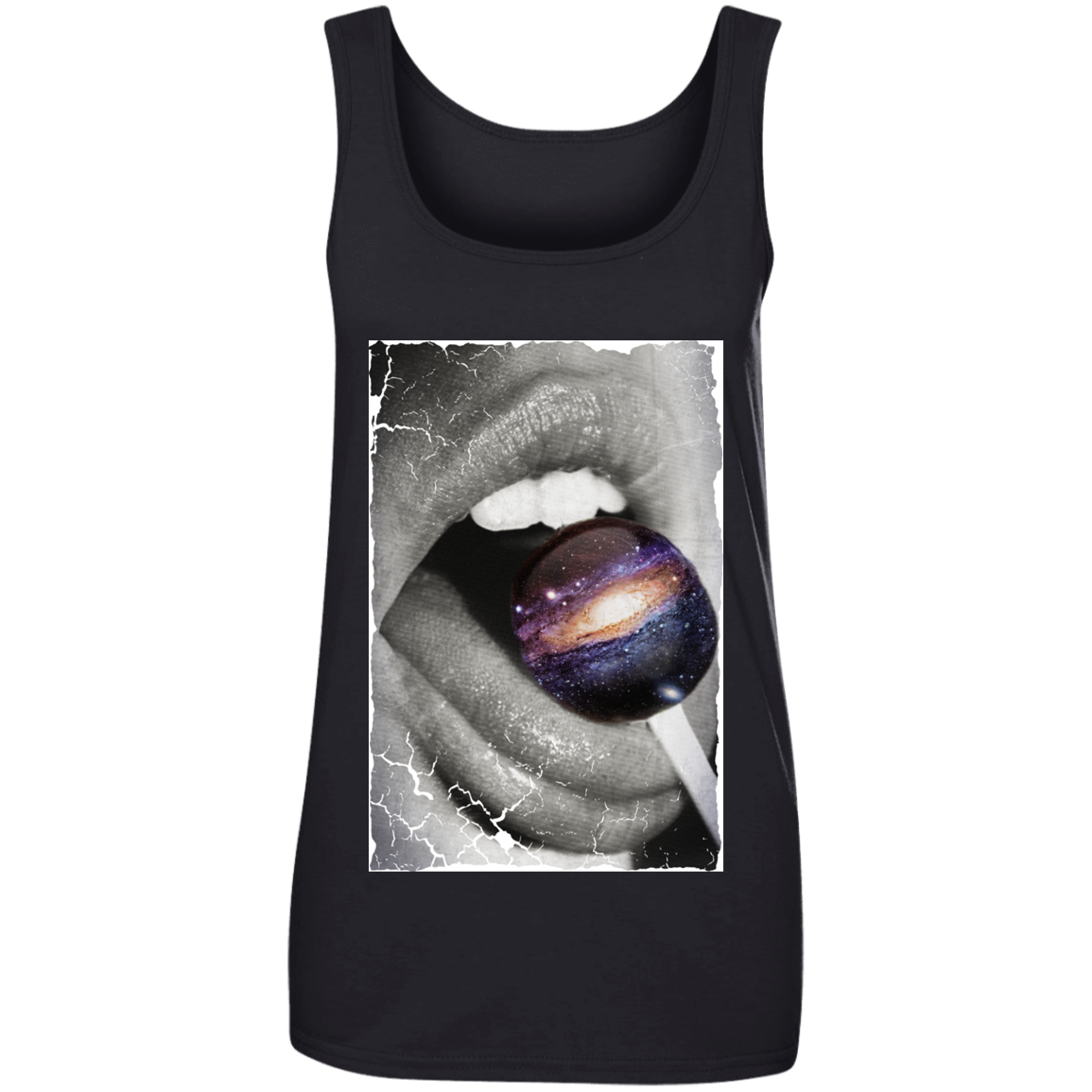 "GALACTIC TASTE" Ladies' 100% Ringspun Cotton Tank Top