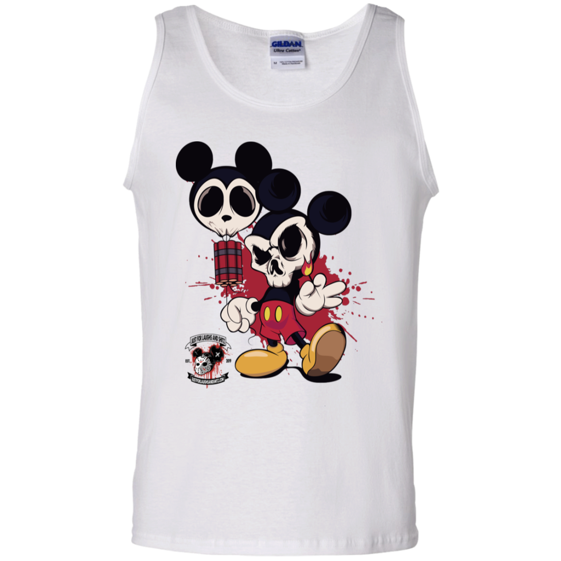 "MICKEY GO BOOM" 100% Cotton Tank Top