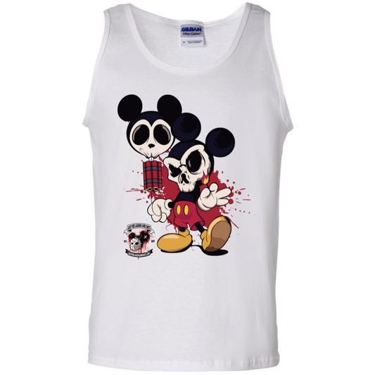 "MICKEY GO BOOM" 100% Cotton Tank Top