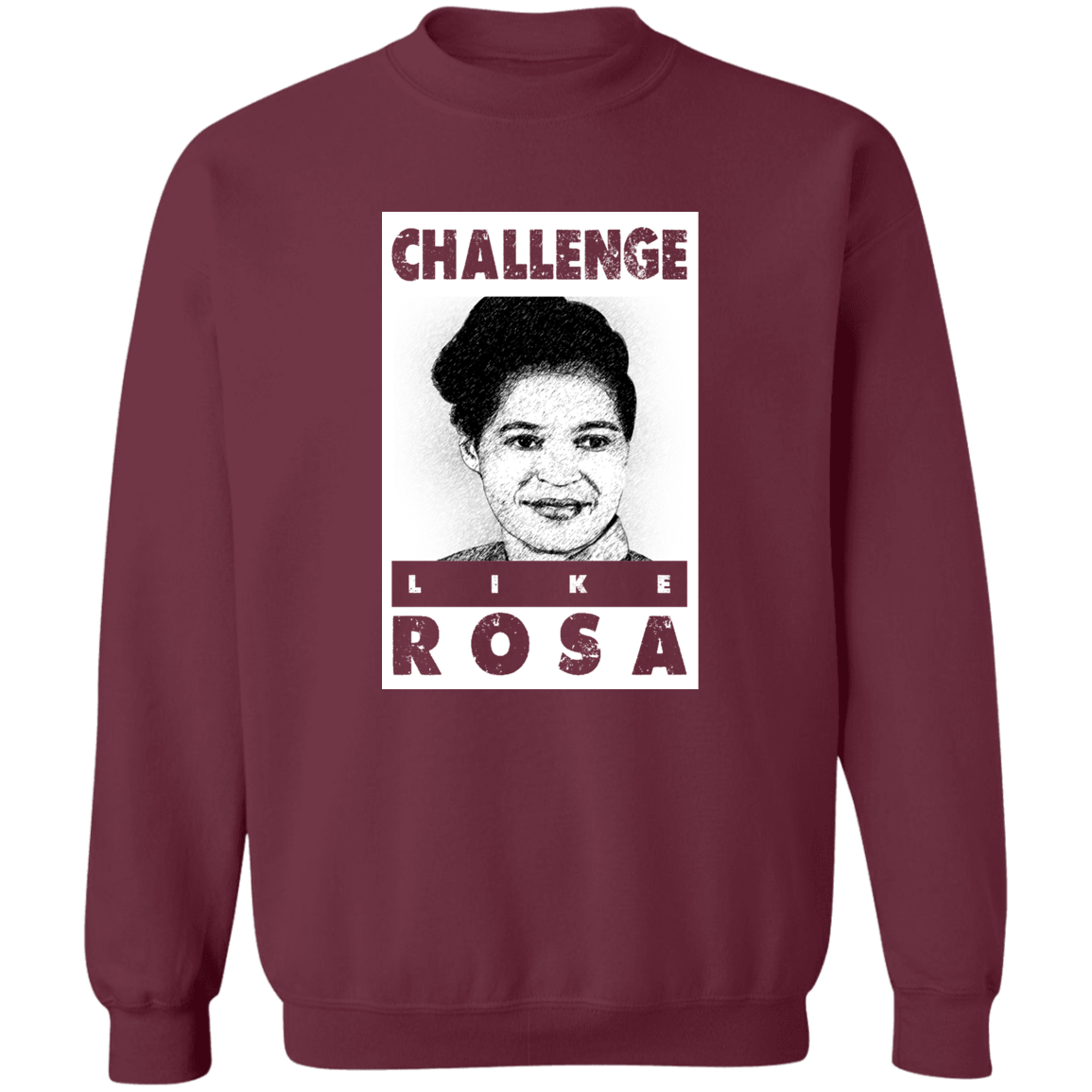 "LIKE ROSA" Crewneck Pullover Sweatshirt