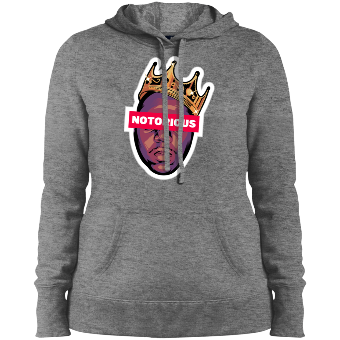 "NOTORIOUS" Ladies' Pullover Hooded Sweatshirt