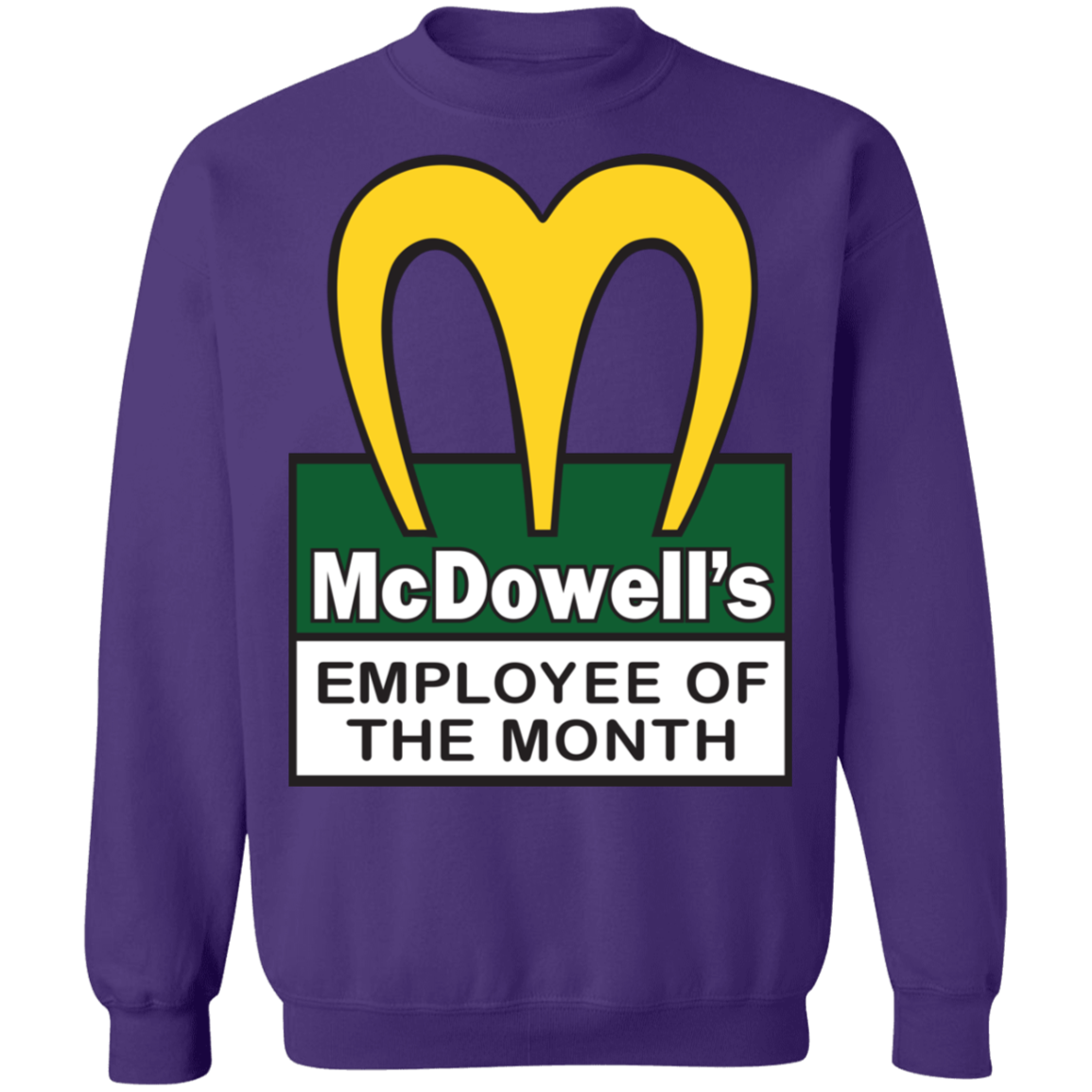 "EMPLOYEE OF THE MONTH" Crewneck Pullover Sweatshirt  8 oz.